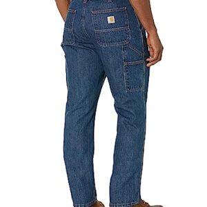 Carhartt Men's Big & Tall Loose Fit Utility Jean, Canal, 46W x 32L