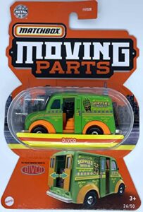 matchbox 2022 - moving parts - divco - delivery truck [green]