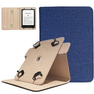e net-case case for 6“ ebook reader universal case, folio slim lightweight cover for sony/kobo/tolino/pocketbook 6 inch ebook reader (deep bule)