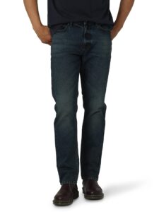 lee men's slim straight jean, tanos, 28w x 30l