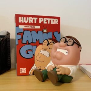 Youtooz Family Guy Collection, Highly Detailed Collectible Vinyl Figure 4.0", Classic Hurt Peter Griffin Scene