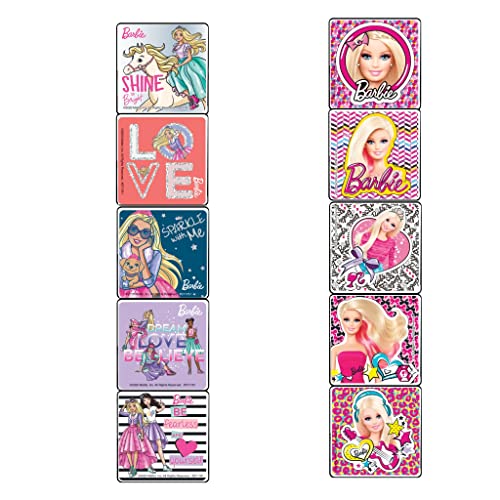 Barbie Sticker Activity Set - Bundle Includes Barbie Stickers, Barbie Coloring Book, and More (Pink)