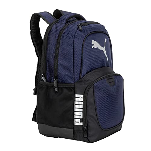 Puma - Challenger 19" Backpack Fully Padded, Fits 15” Laptop, Blue, Blue, One Size