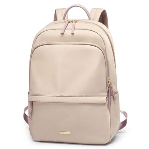 golf supags laptop backpack for women slim computer bag work travel college backpack purse fits 15.6 inch notebook (pink)