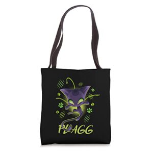 miraculous ladybug kwamis collection with plagg tote bag