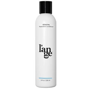 l'ange hair cÉlestial reparative hair conditioner, paraben free & sls free repairing and moisturizing conditioner, leave in conditioner with rosehip, lemongrass, chamomile, coconut oil