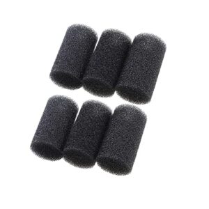 AQUANEAT 6-Pack Pre-Filter Sponge for Aquarium Shrimp Fry Fish Tank Filter 0.4” Intake, Replacement Foam Cover