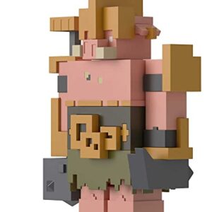 Mattel Minecraft Toys, Legends 3.25-inch, Action Figures Portal Guard with Attack Action and Accessory Collectible Gift for Kids