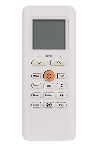 New RG70A/BGEF Replace Remote Control Compatible with Midea Air Conditioner AC RG70E/BGEF RG70C RG70E1/BGEF RG70E2/BGEFU1 RG70E3/BGEF RG70E2/BGEF RG70F/BGEFU1