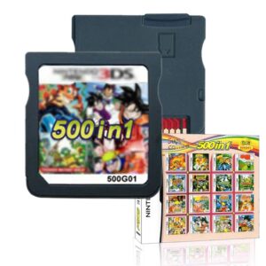 500 in 1 game cartridge classic nostalgic games pack retro game combo compatible support with handheld dual screen console