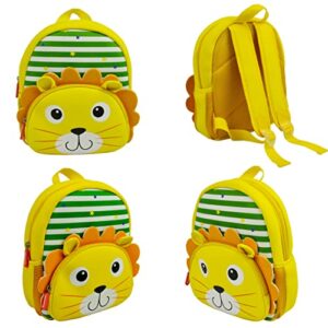 Toddler Backpack for Kids Boys Girls Preschool Kindergarten School Best Gift (Lion)