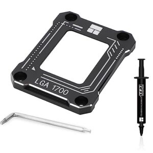 thermalright intel 12th/13th generation lga1700 anti-bending buckle, curved pressure plate,cpu stress bending correction fixer, fully fitted and fixed without trace installation (black)