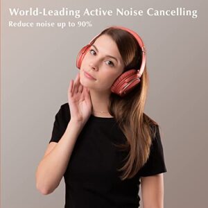 Srhythm NC25 Active Noise Cancelling Headphones Bluetooth 5.3,ANC Stereo Headset Bundle with NC35 Noise Cancelling Headphones Wireless Bluetooth 5.3