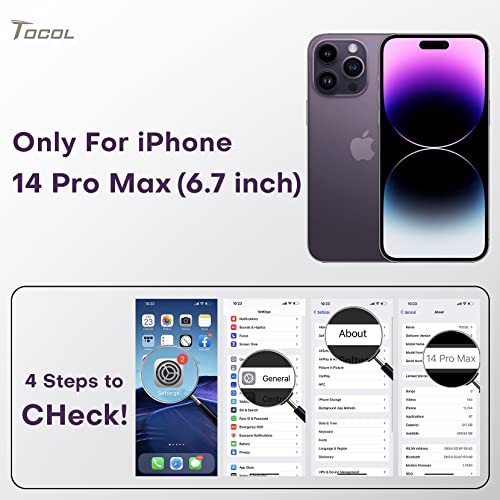 TOCOL [5 in 1 for iPhone 14 Pro Max Case, 2 Screen Protector + 2 Camera Lens Protector, Slim Liquid Silicone Phone Case 14 Pro Max 6.7 Inch, [Anti-Scratch] [Drop Protection], Alpine Green