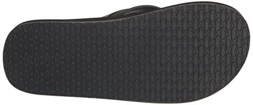 Oakley Men's Burke Flip Flop, Blackout, 12