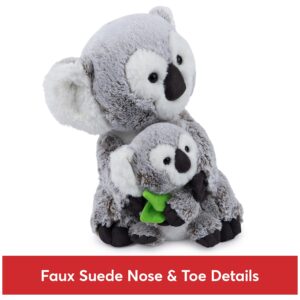 GUND Zozo The Koala Bear with Joey Plush, Stuffed Animal for Ages 1 and Up, Gray/White, 10”