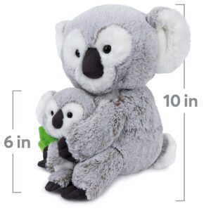 GUND Zozo The Koala Bear with Joey Plush, Stuffed Animal for Ages 1 and Up, Gray/White, 10”