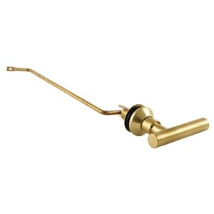 kingston brass ktcmls7 manhattan side mount toilet tank lever, brushed brass 11.5 x 3.13 x 1.31