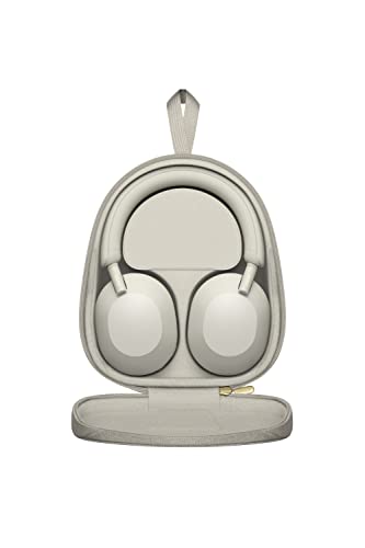 Sony WH-1000XM5-SILVER Wireless Over-Ear Noise Canceling Headphones - Silver with an Additional 1 Year Coverage by Epic Protect (2022)