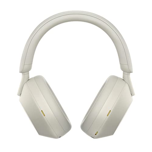 Sony WH-1000XM5-SILVER Wireless Over-Ear Noise Canceling Headphones - Silver with an Additional 1 Year Coverage by Epic Protect (2022)