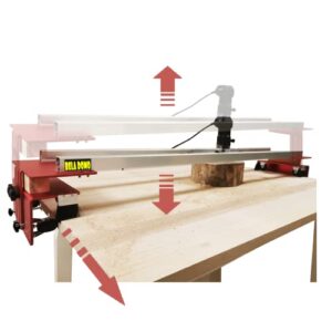 Router Sled,3 Axis Adjustable,Slab Flattening Mill,Slab Jig-Restricted Position,Router Sled for Woodworking