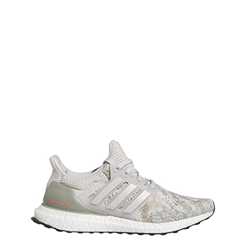 adidas Women's Ultraboost 1.0 Running Shoe, Grey/Grey/Semi Coral Fusion, 7.5