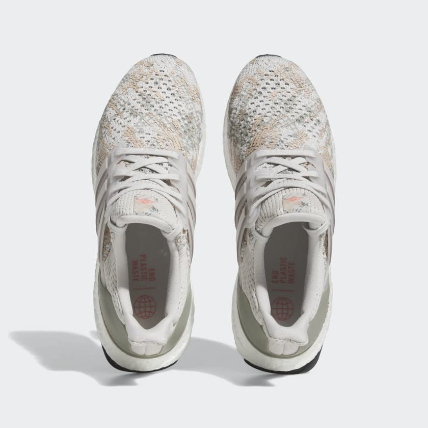 adidas Women's Ultraboost 1.0 Running Shoe, Grey/Grey/Semi Coral Fusion, 7.5