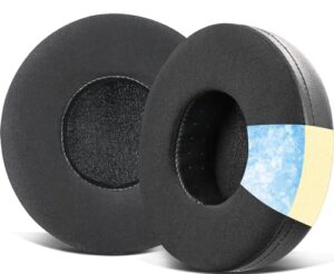 soulwit cooling-gel earpads replacement for skullcandy hesh & hesh 2 wireless over-ear headphones, ear pads cushions with noise isolation foam