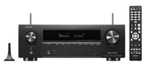 denon avr-x1700h 7.2ch 8k home theater receiver with 3d audio, voice control, and heos built-in (factory certified refurbished)