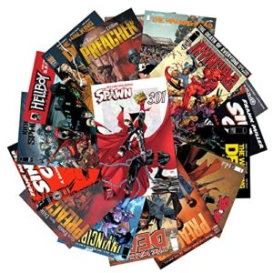 indie comic book collection gift pack | lot of 25 unique independent comic books only | good condition or better | perfect comic gift for men | independently published | by cosmic gaming collections