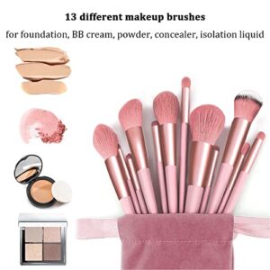 Makeup Brushes 22 Pcs Makeup Kit,Foundation Brush Eyeshadow Brush Make up Brushes Set (Pink, 22 Piece Set)