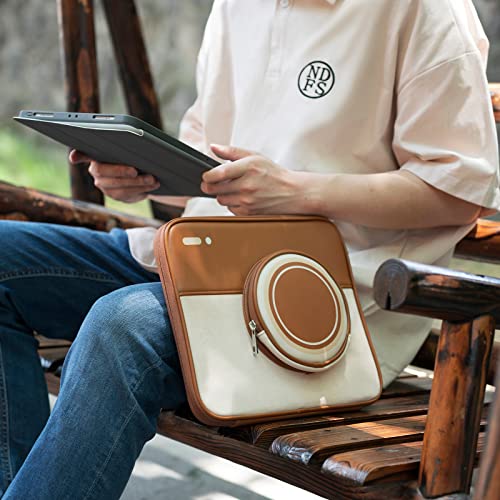 GeekShare Cute Camera 12.9 Inch Tablet Sleeve Case Compatible with iPad Pro(2021/2019/2018) Shockproof Case Compatible with iPad Pro Carrying Storage Sleeve Bag