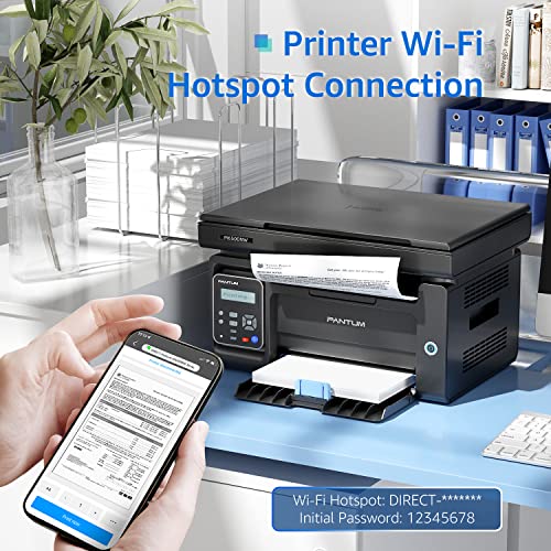 Pantum M6500NW Laser Printer All in One, Black & White Printer with Wireless Printing, Monochrome Laser Printer Print Scan Copy, Speed up to 23 ppm