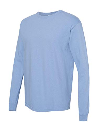 Comfort Colors Men's 6014 Adult Long Sleeve A Washed Denim, XX-Large