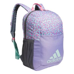adidas ready backpack, cheetah semi flash aqua-light purple/light purple/semi flash aqua blue, one size