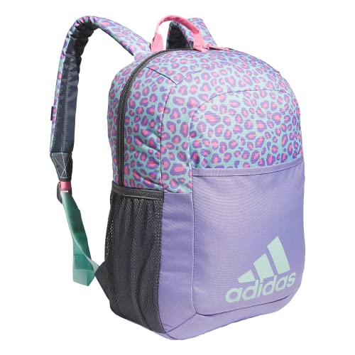 adidas Ready Backpack, Cheetah Semi Flash Aqua-Light Purple/Light Purple/Semi Flash Aqua Blue, One Size