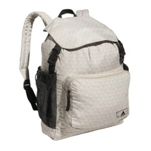 adidas saturday backpack, bos mini monogram wonder beige/black, one size