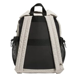 adidas Saturday Backpack, BOS Mini Monogram Wonder Beige/Black, One Size