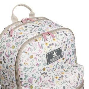 adidas Originals National 3.0 Backpack, Woodland Floral Chalk White/Wonder Beige/Onix Grey, One Size