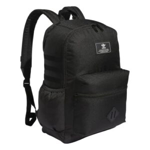adidas originals national 3.0 backpack, black/white, one size