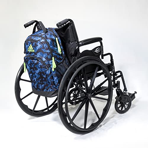 adidas Adaptive Backpack, Galaxy Camo Dark Blue/Lucid Lime Green, One Size