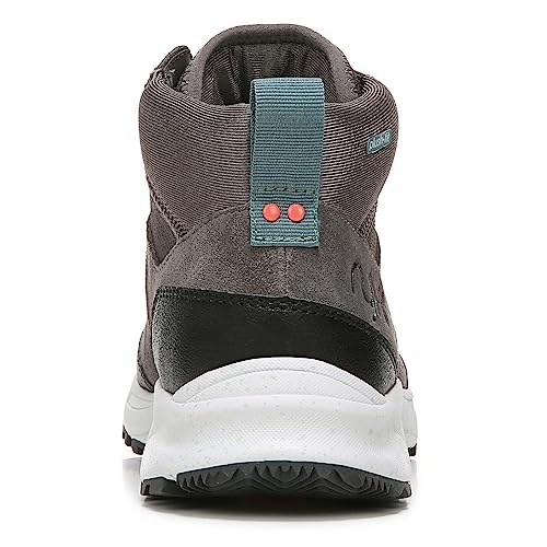 Ryka Women's Summit Mid Hiking Boot Black/Grey 8 M