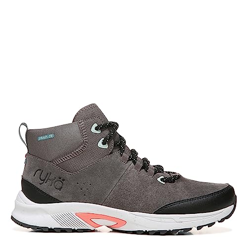 Ryka Women's Summit Mid Hiking Boot Black/Grey 8 M