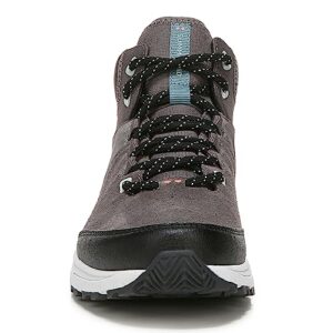 Ryka Women's Summit Mid Hiking Boot Black/Grey 8 M