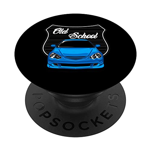 Vintage Hot Rod, Import Racer, Men's Old School Tuner Car PopSockets Swappable PopGrip