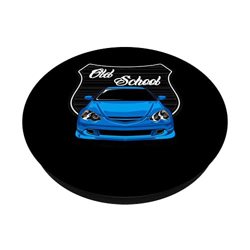 Vintage Hot Rod, Import Racer, Men's Old School Tuner Car PopSockets Swappable PopGrip