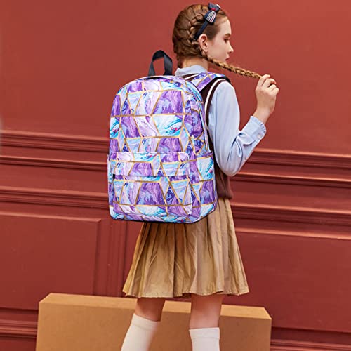 Bluboon Teen Girls School Backpack Kids Bookbag Set with Lunch Box Pencil Case Travel Laptop Backpack Casual Daypacks