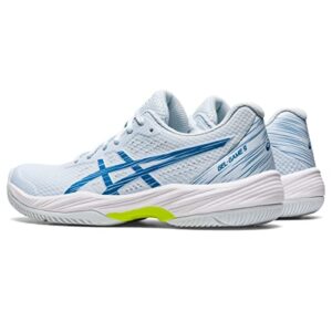 ASICS Women's Gel-Game 9 Tennis Shoes, 8.5, Sky/Reborn Blue