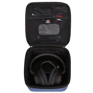 fblfobeli hard headphones case compatible with avantree ht5009 40hrs wireless bluetooth headphones, eva shockproof waterproof travel portable storage bag (case only)