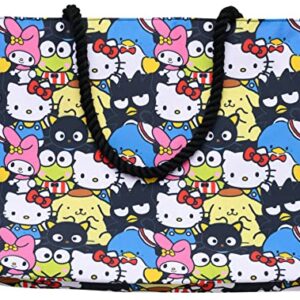 Hello Kitty and Friends Tote My Melody Keroppi Chococat Tuxedo Sam Print Bag